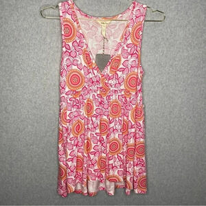 Matilda Jane Floral V Neck Modal Baby Doll Tank